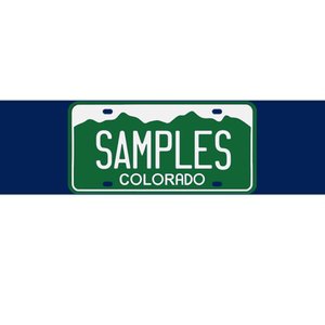 Samples Colorado License Plate Bumper Sticker