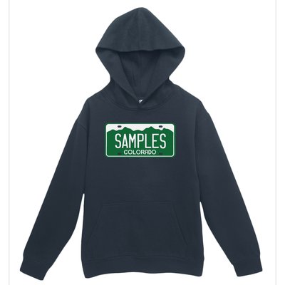 Samples Colorado License Plate Urban Pullover Hoodie