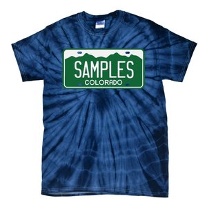 Samples Colorado License Plate Tie-Dye T-Shirt