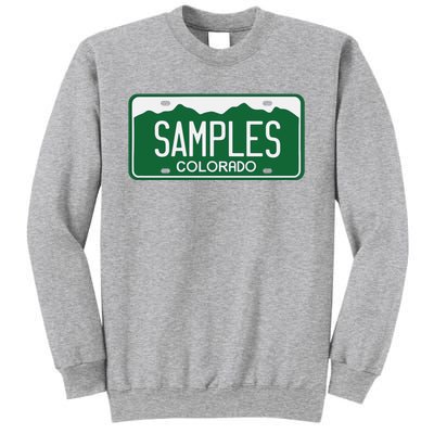 Samples Colorado License Plate Sweatshirt