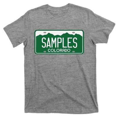 Samples Colorado License Plate T-Shirt