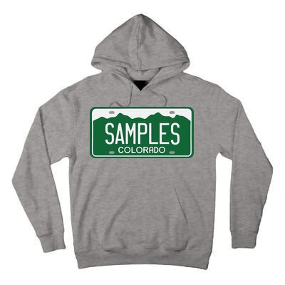 Samples Colorado License Plate Tall Hoodie