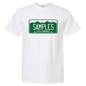 Samples Colorado License Plate Garment-Dyed Heavyweight T-Shirt