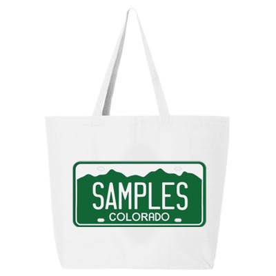 Samples Colorado License Plate 25L Jumbo Tote