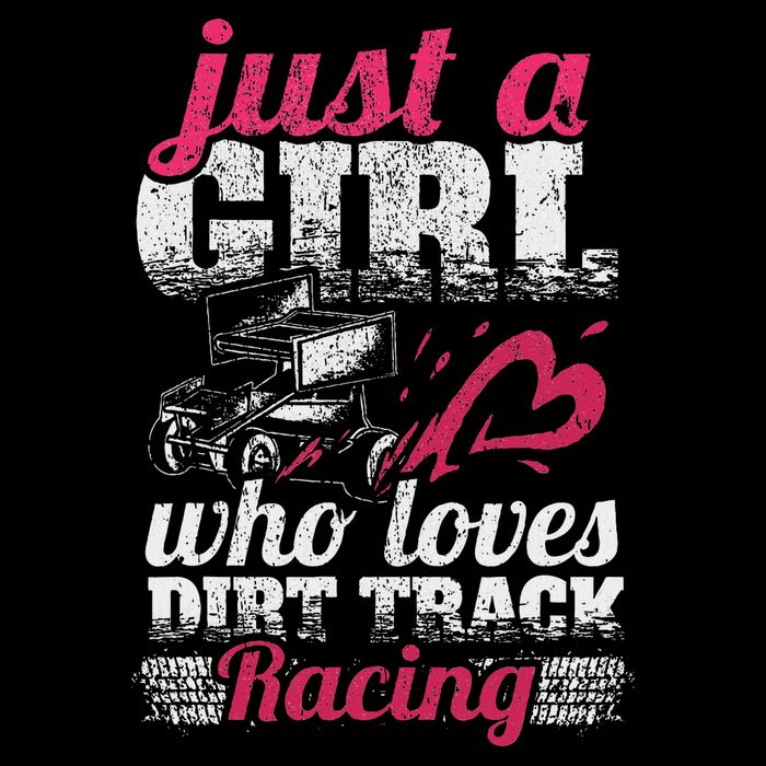 Sprint Car Lover Just A Girl Who Loves Dirt Track Racing Bucket Hat