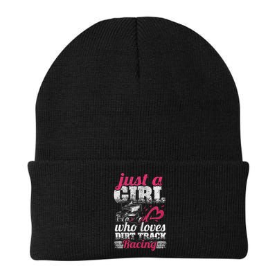 Sprint Car Lover Just A Girl Who Loves Dirt Track Racing Beanie