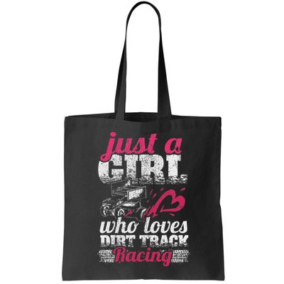 Sprint Car Lover Just A Girl Who Loves Dirt Track Racing Bag
