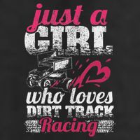 Sprint Car Lover Just A Girl Who Loves Dirt Track Racing 25L Jumbo Tote