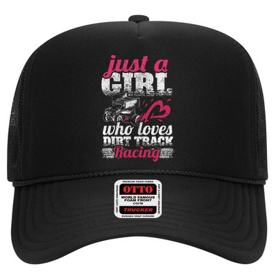 Sprint Car Lover Just A Girl Who Loves Dirt Track Racing Hat