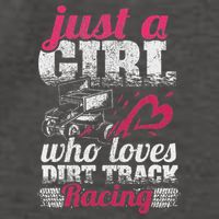 Sprint Car Lover Just A Girl Who Loves Dirt Track Racing Vector Backpack