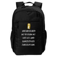 Subscription Canceled Life’S New Chapter Gift Daily Commute Backpack