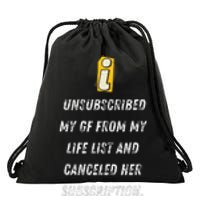 Subscription Canceled Life’S New Chapter Gift Drawstring Bag