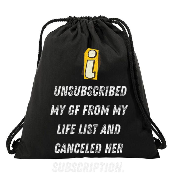 Subscription Canceled Life’S New Chapter Gift Drawstring Bag