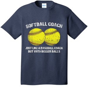 Softball Coach Like A Baseball Coach But With Bigger Balls T-Shirt