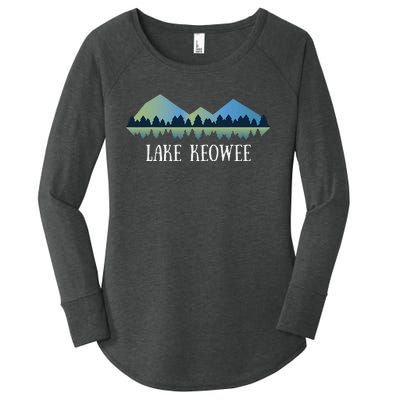 South Carolina Lake Lake Keowee Sc Women's Perfect Tri Tunic Long Sleeve Shirt