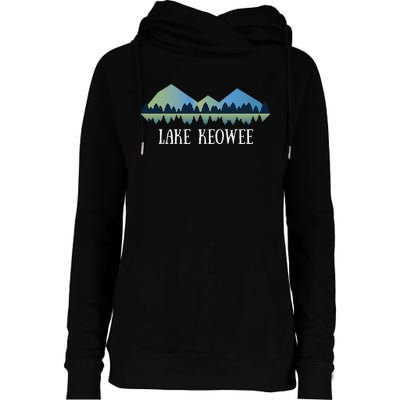 South Carolina Lake Lake Keowee Sc Womens Funnel Neck Pullover Hood