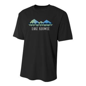 South Carolina Lake Lake Keowee Sc Youth Performance Sprint T-Shirt