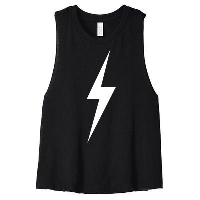 Sunny Citizen Lightning Bolt Women's Racerback Cropped Tank