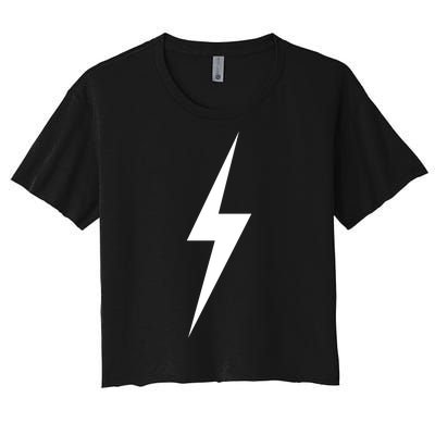 Sunny Citizen Lightning Bolt Women's Crop Top Tee