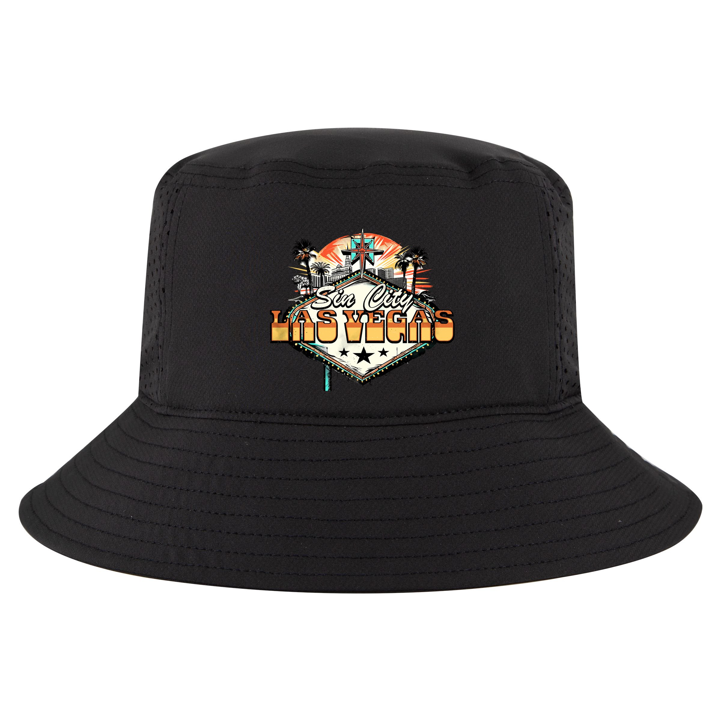 Sin City Las Vegas Cool Comfort Performance Bucket Hat