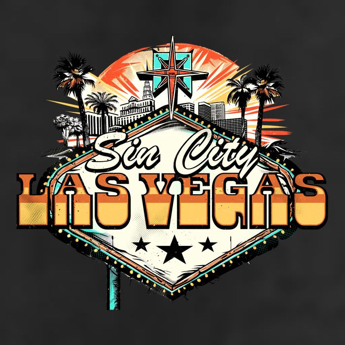 Sin City Las Vegas Cool Comfort Performance Bucket Hat