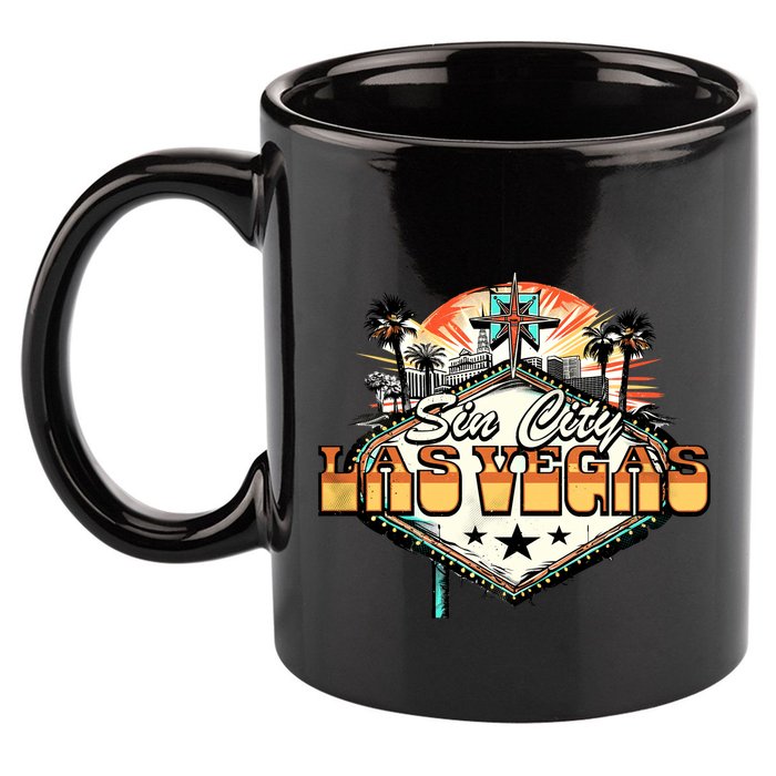 Sin City Las Vegas 11oz C Handle Ceramic Mug