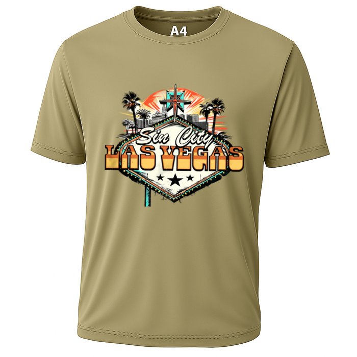 Sin City Las Vegas Cooling Performance Crew T-Shirt