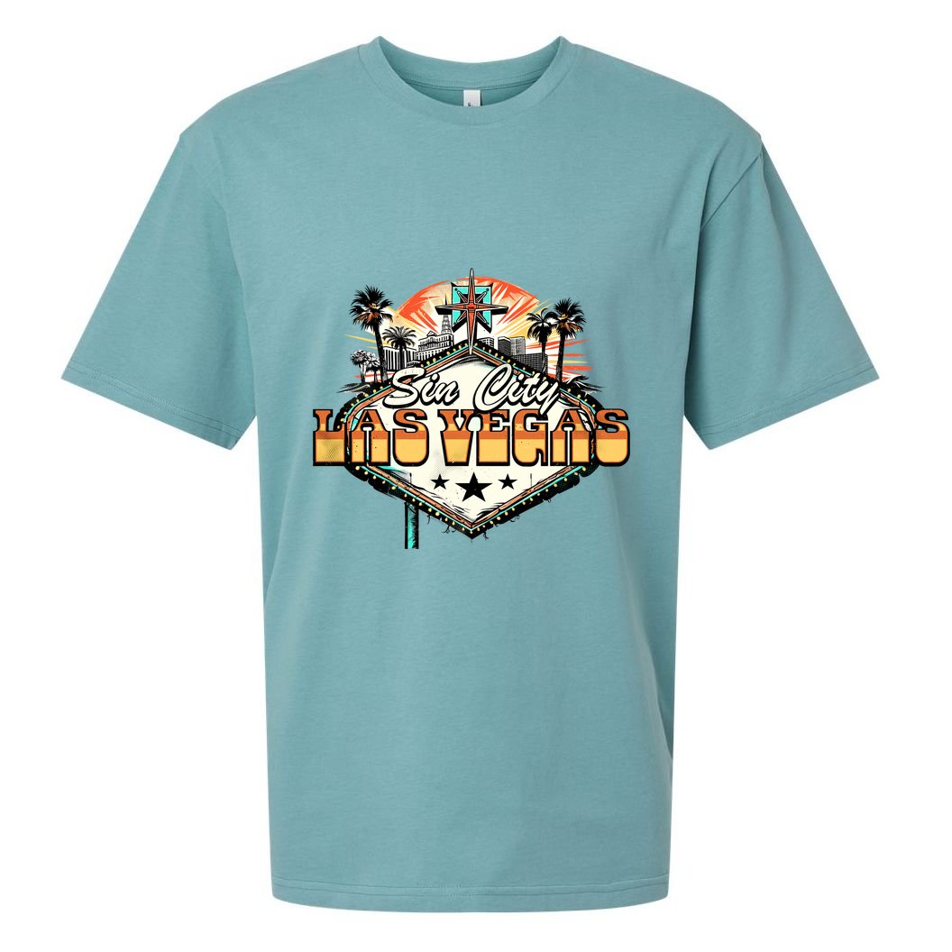 Sin City Las Vegas Sueded Cloud Jersey T-Shirt