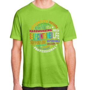 Self Contained Life Teacher Appreciation Week Back To School Adult ChromaSoft Performance T-Shirt