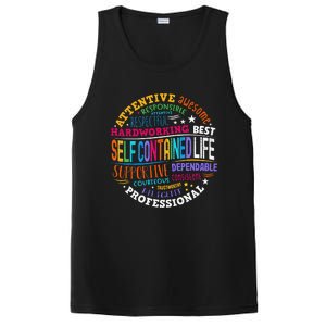 Self Contained Life Teacher Appreciation Week Back To School PosiCharge Competitor Tank