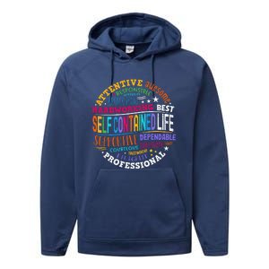 Self Contained Life Teacher Appreciation Week Back To School Performance Fleece Hoodie