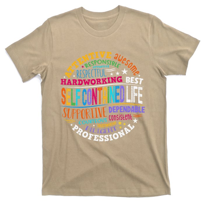 Self Contained Life Teacher Appreciation Week Back To School T-Shirt