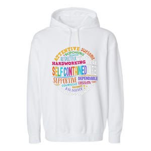 Self Contained Life Teacher Appreciation Week Back To School Garment-Dyed Fleece Hoodie