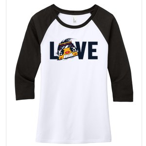 Slot Car Love Slot Car Rc Car Minicar Model Sportsman Slotcar Women's Tri-Blend 3/4-Sleeve Raglan Shirt