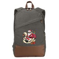 Sphynx Cat Lover Christmas Ugly Xmas Sphynx Gift Cotton Canvas Backpack