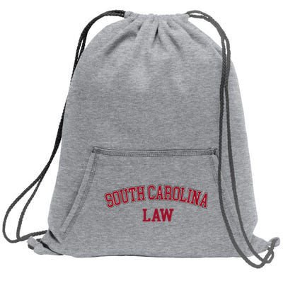 South Carolina Law Attorney Bar Graduate Lawyer Sweatshirt Cinch Pack Bag