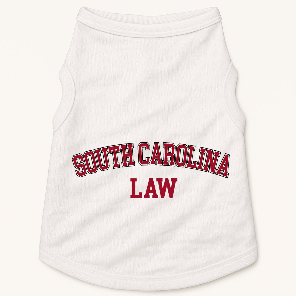 South Carolina Law Attorney Bar Graduate Lawyer Doggie Tank