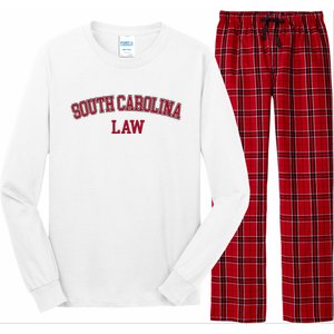 South Carolina Law Attorney Bar Graduate Lawyer Long Sleeve Pajama Set