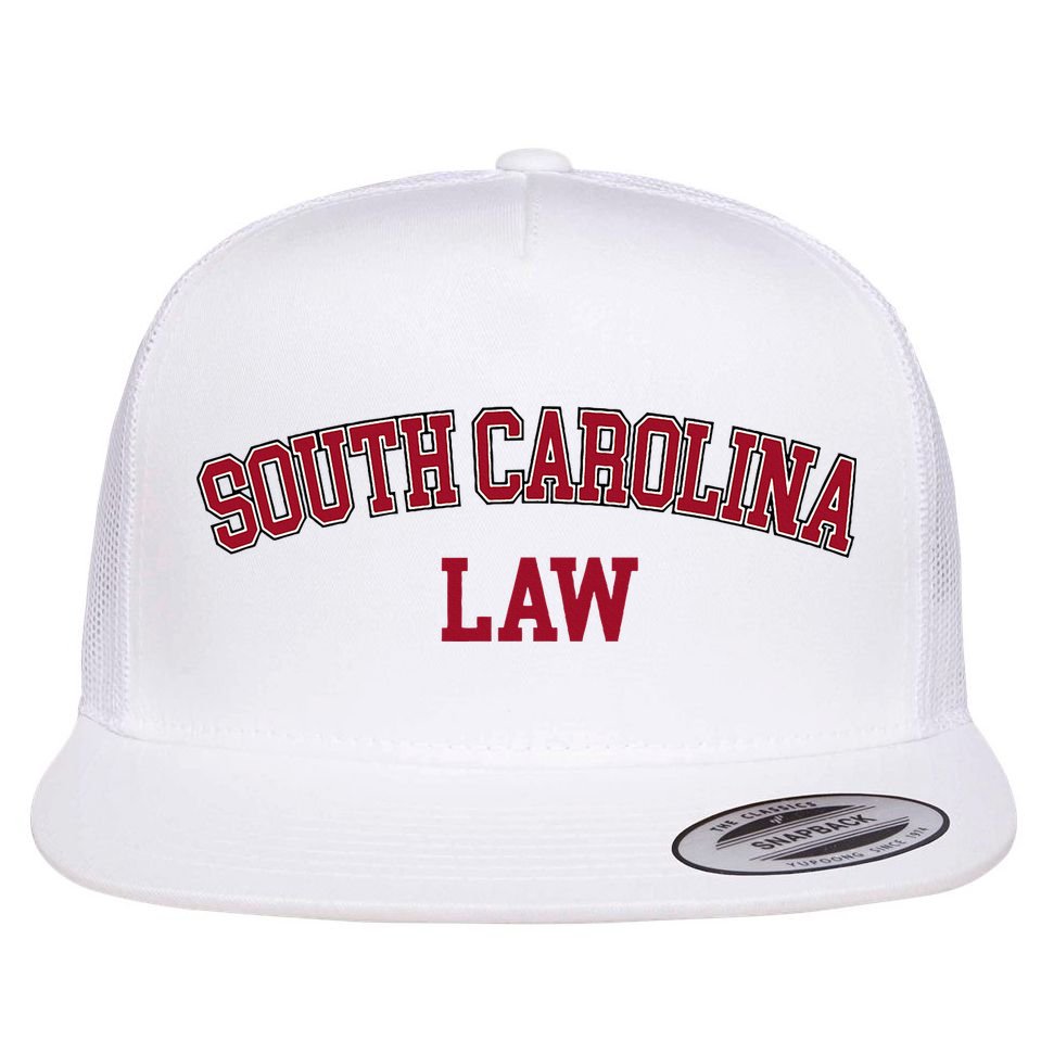 South Carolina Law Attorney Bar Graduate Lawyer Flat Bill Trucker Hat