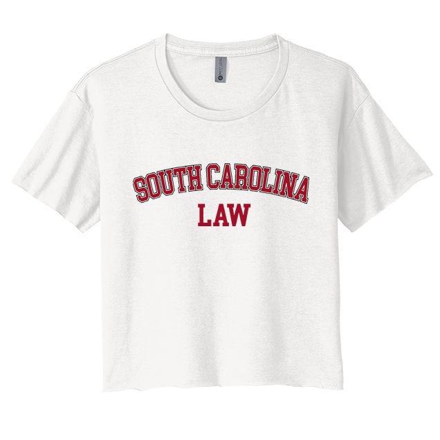 South Carolina Law Attorney Bar Graduate Lawyer Women's Crop Top Tee