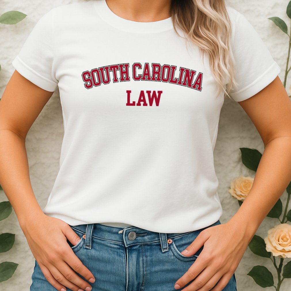 South Carolina Law Attorney Bar Graduate Lawyer Womens T-Shirt