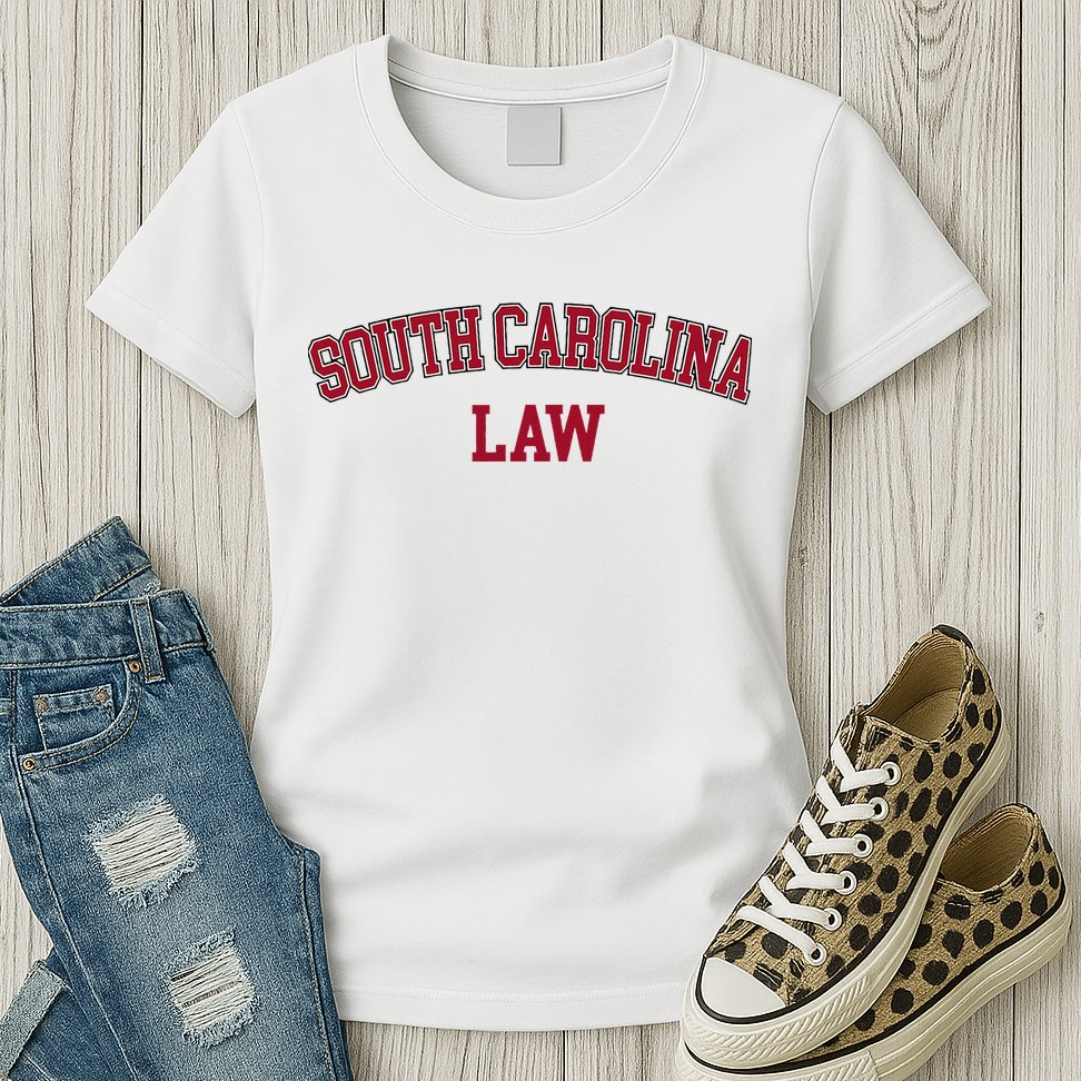 South Carolina Law Attorney Bar Graduate Lawyer Womens T-Shirt
