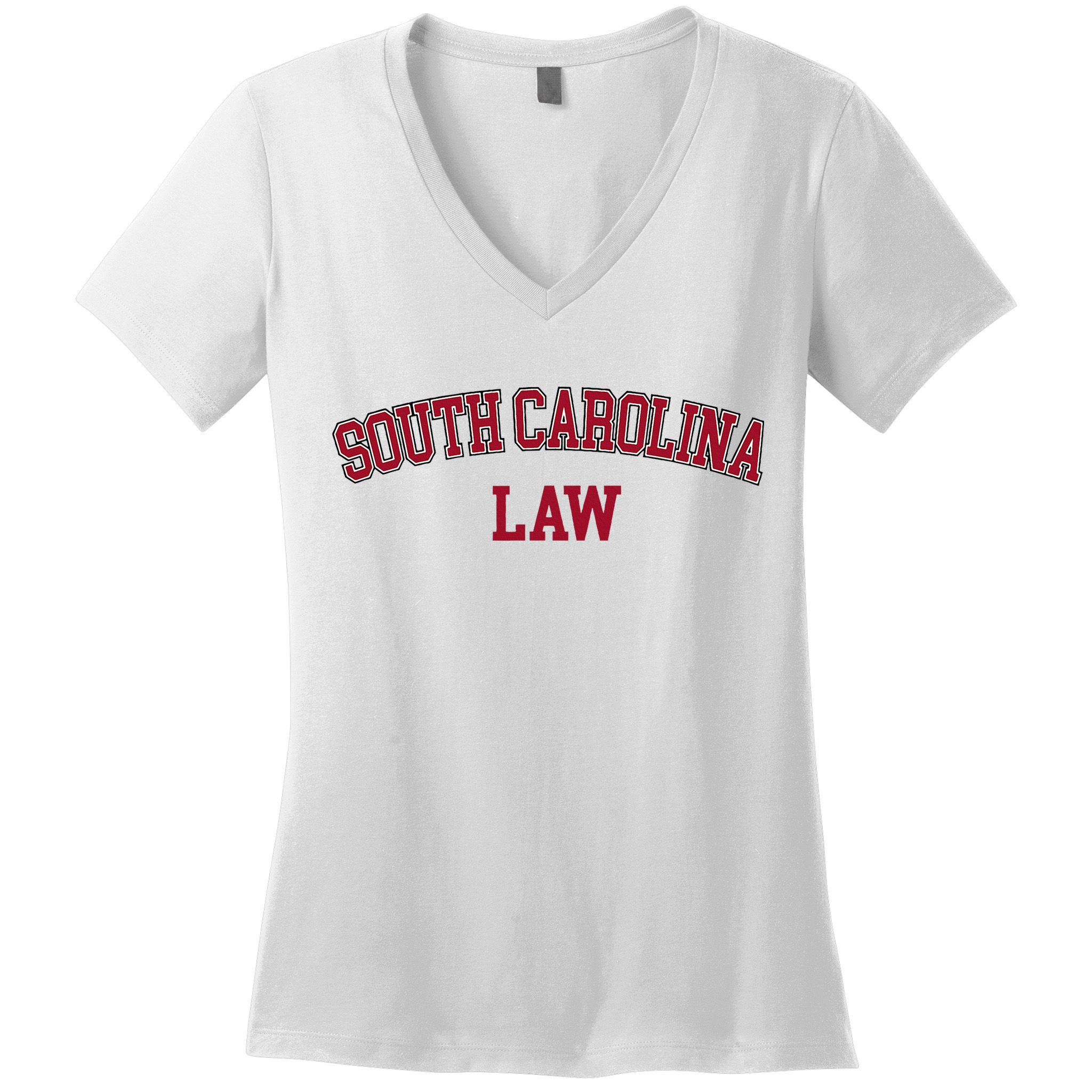 South Carolina Law Attorney Bar Graduate Lawyer Women's V-Neck T-Shirt