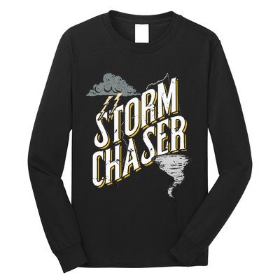 Storm Chaser Lightning Tornado Hurricane Storm Chasing Long Sleeve Shirt