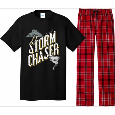 Storm Chaser Lightning Tornado Hurricane Storm Chasing Pajama Set