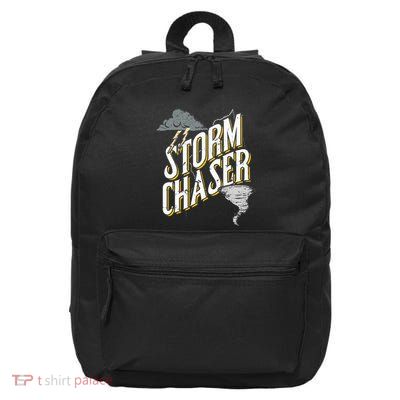 Storm Chaser Lightning Tornado Hurricane Storm Chasing 16 in Basic Backpack