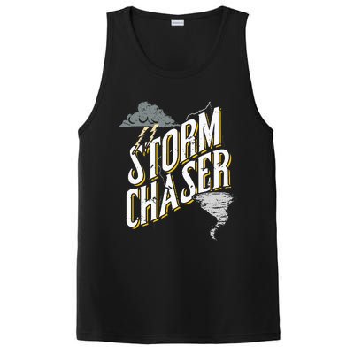 Storm Chaser Lightning Tornado Hurricane Storm Chasing PosiCharge Competitor Tank