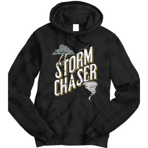 Storm Chaser Lightning Tornado Hurricane Storm Chasing Tie Dye Hoodie