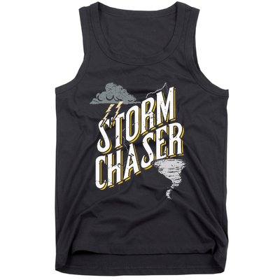 Storm Chaser Lightning Tornado Hurricane Storm Chasing Tank Top