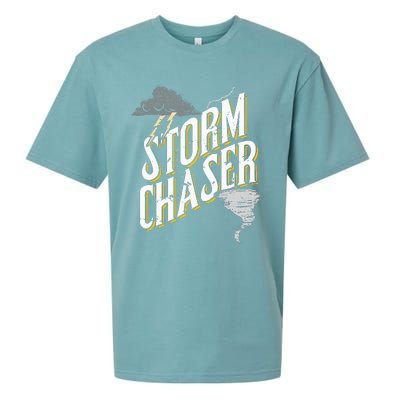 Storm Chaser Lightning Tornado Hurricane Storm Chasing Sueded Cloud Jersey T-Shirt